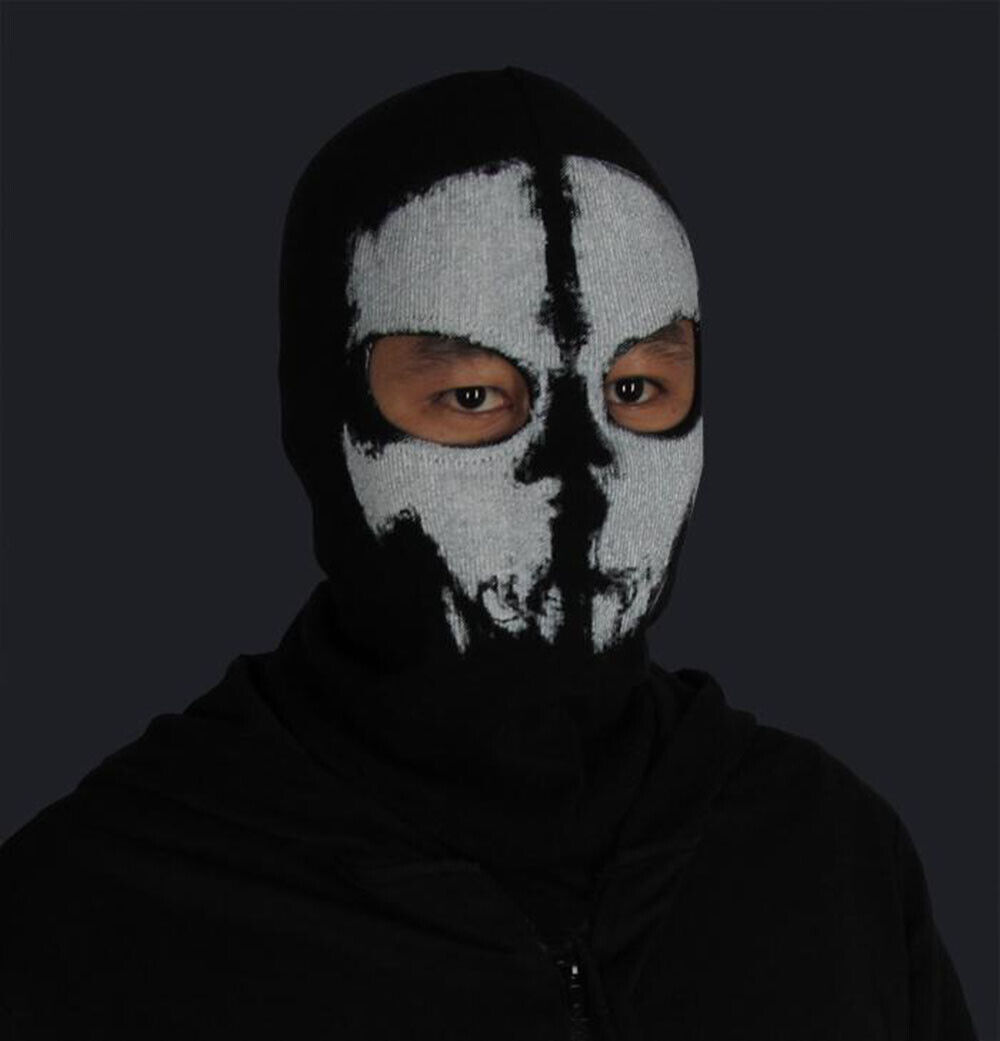 Fantasma crânio facial máscara crânio Punisher exterminador Reaper  Balaclava Tactical máscara Halloween Costume de treinamento de esqui 2.0 -  AliExpress