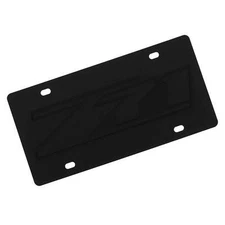 Chevy Z71 Logo License Plate (Carbon Black)