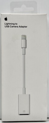 Genuine Apple Lightning to USB Camera Adapter White MD821AM/A A1440 in Box