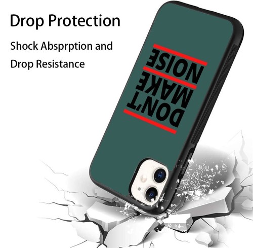 For iPhone SE XS XR Max 5 6 7 8 Plus Keep Quiet Not Noise Anti scratch Cover - Picture 9 of 25