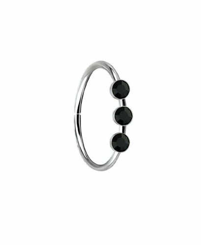 925 Sterling Silver Nose Ring Tragus Daith Helix Ear Cartilage Septum Hoop 22G - Picture 4 of 7