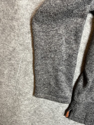 Woolrich Fleece Vintage Snap T Pull Over Outdoor Jacket, Gray, Mens L Defect - Picture 15 of 16