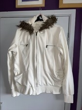 Cream Fleece Lined Hooded Top Plenty Of Pockets By Tesco Says 18