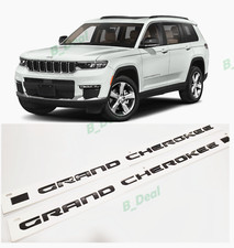 2pcs Door Matte Black Emblems Fit For 2021-2024 Jeep Grand Cherokee Wlwk 2pcs Door Matte Black Emblems Fit For 2021-2024 Jeep Grand Cherokee Wlwk