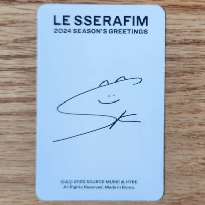 Sakura Official Photocard Le Sserafim 2024 Season's Greeting