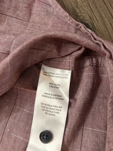 Camisa Travis Mathew Mangas Cortas con Botones Para Hombre XXL Roja - Imagen 3 de 4