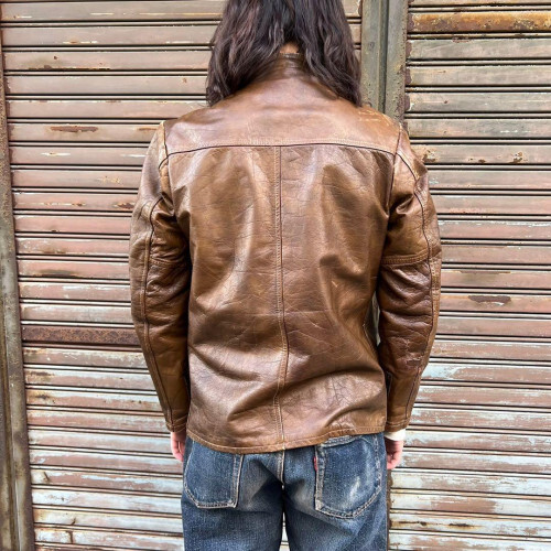 Harley-Davidson Vintage single rider jacket Size S Brown 60s70s