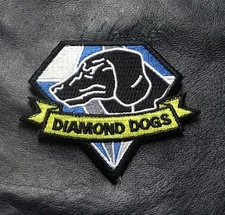 METAL GEAR SOLID DIAMOND DOGS DRK BLUE HOOK LOOP TACTICAL PATCH 