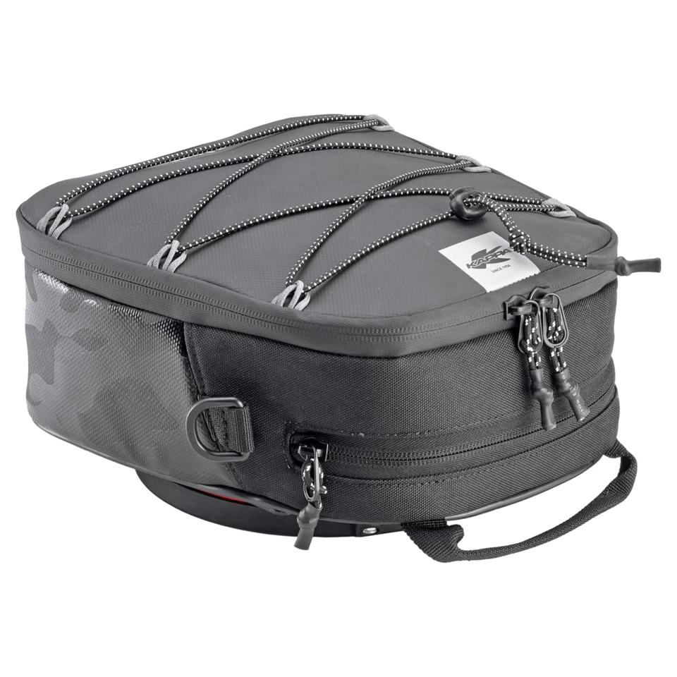 Kappa DR04 kleiner Tankrucksack 4,5 L Tanklock System schwarz grau Tarnoptik - Bild 2 von 3