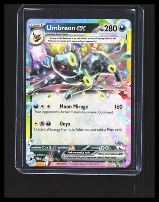 2025 Pokémon Prismatic Evolutions Umbreon EX 60/131 FOIL DOUBLE