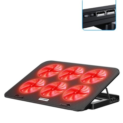 5 Angle Adjustable Laptop Cooling Pad Notebook Stand for 13-18 inch - Photo 16/19