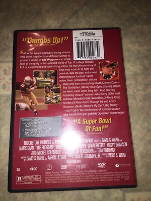 DVD James Caan THE PROGRAM Halle Berry Omar Epps Craig Sheffer