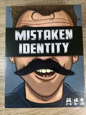 New Sealed Mistaken Identity Board Game Card Adult Party Guessing Game Ages 16+