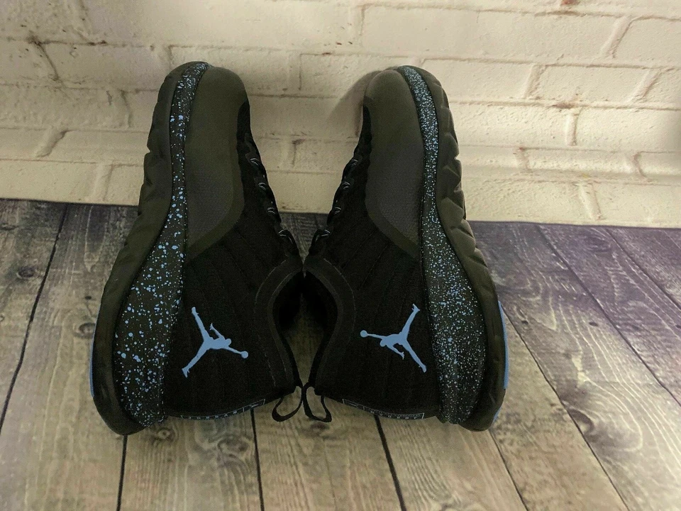 Nike Air Jordan Trainer Prime XII talla 12 Retro Negro Universidad Azul Nubuck Bebé Foto 3 de 4