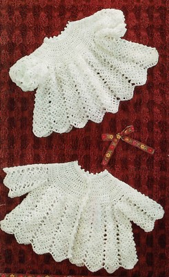 crochet matinee jacket pattern