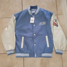 Aelfric Eden Size M Medium Baby Blue Letter Love Varsity Letterman’s Bomber...