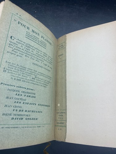 Maurois André: Byron en 2 vol., servicio de prensa, envío 1930 Los cuadernos ... - Imagen 7 de 11