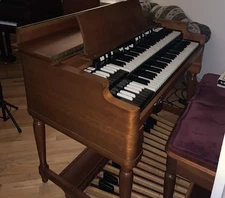 1960 Cherry Hammond B3 With Matching Cherry Leslie 122, Completely Restored