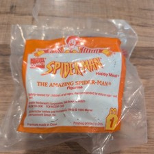 1994 McDonalds Marvel Comics The Amazing Spider-Man 1 Happy Meal Toy New Sealed