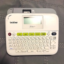 Brother P-touch PT-D400 Thermal Label Maker, Black & White,  600 dpi
