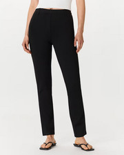 Quince Ultra Stretch Ponte Straight Leg Pants S Black