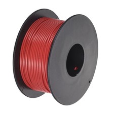 26AWG Stranded Wire PVC Hookup 30M/100ft Red, Electrical Wire UL1007 Spool