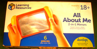 18 months plus set of 6 Mirrors Learning Resources All About Me Baby 2 in 1