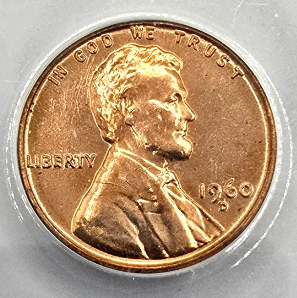1960 D/D MS 65 RD FS-101/501 Small/Large Date DDO RPM Red Lincoln Cent ANACS - Image 2 of 4