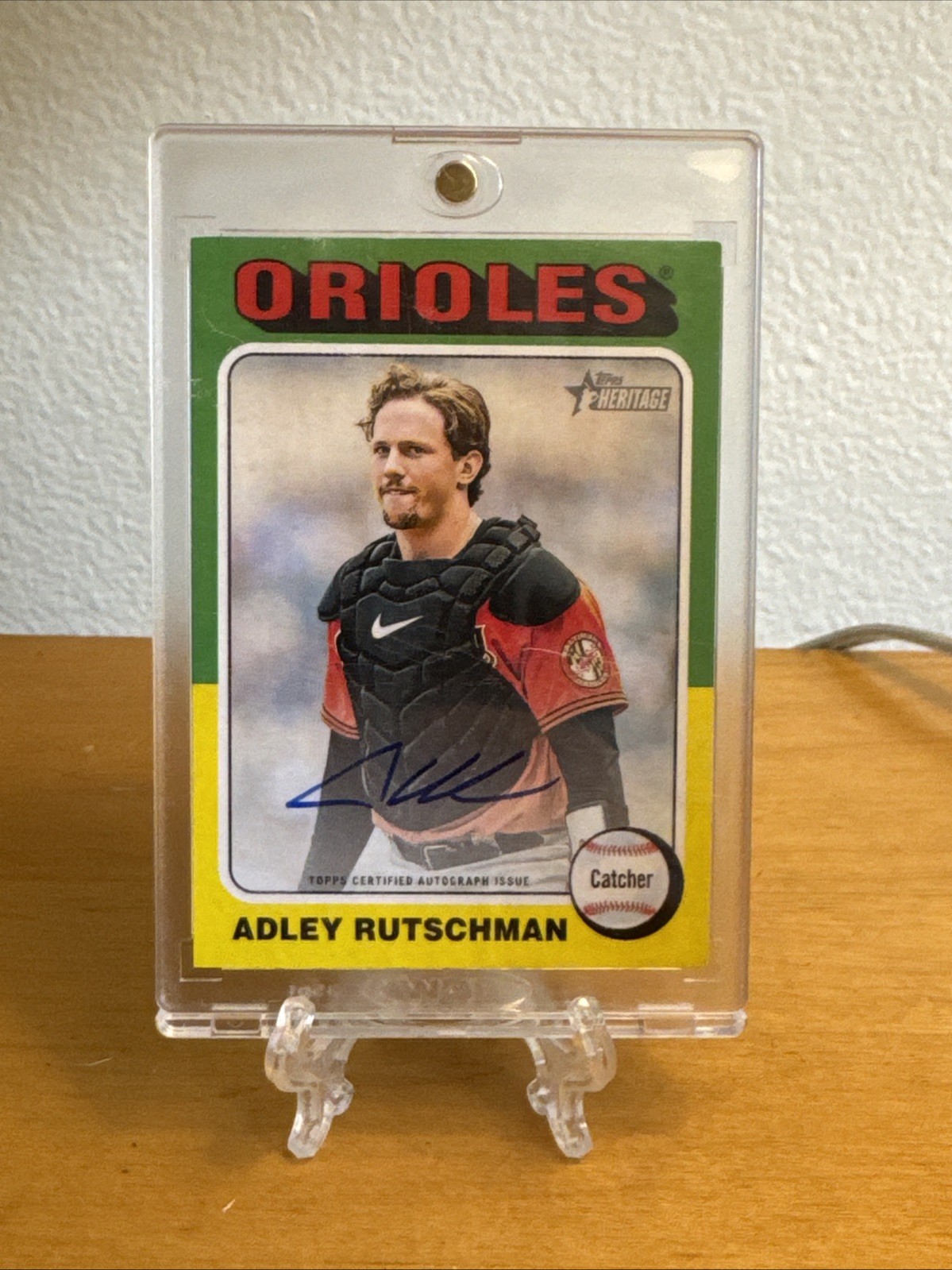 2024 Topps Heritage - Real One Autographs Adley Rutschman #ROA-AR (AU)