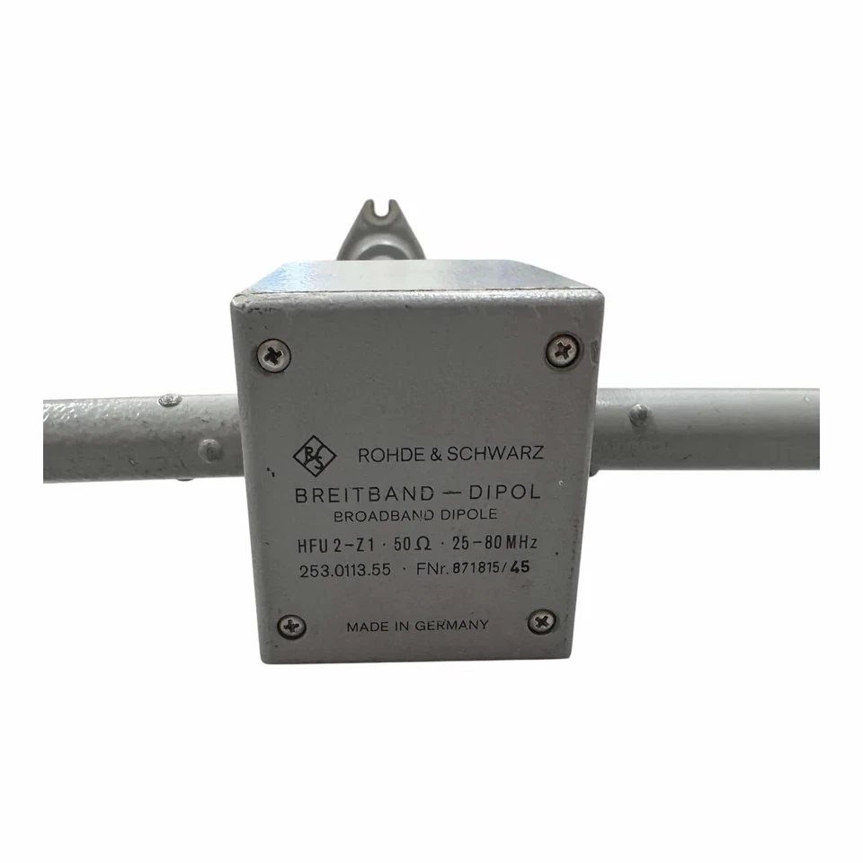 HFU2-Z1 Rohde &  Schwarz Broadband Dipole Antenna 25-80Mhz 50Ohm - Imagem 3 de 4