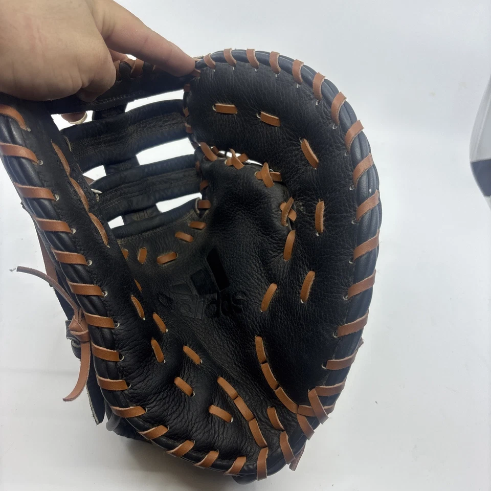 Guante de béisbol Adidas 12" primera base cuero tiro derecho - TS1200FBR Foto 4 de 4