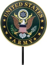 - Army Garden Stake - Garden D cor - Decorative Stake for Lawn and Yard - Mul...