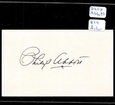 Philip Abbott 1st Day Cover AUTO -Over 1000 First Day Autographs 4 sale