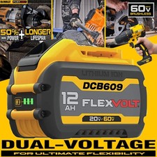 1 PACK 12Ah DCB609-2 For DEWALT DCB612 20V/60V MAX FLEXVOLT Li-Ion Battery