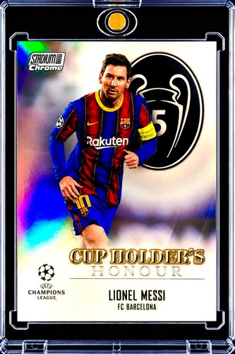 Lionel Messi REFRACTOR TOPPS CHROME STADIUM CLUB CARD MINT