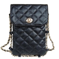 Cell Phone Crossbody Bag Quilted Bags Cell Phone Purse Soft Chain Crossbody C...