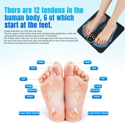 EMS Foot Massager Neuropathy Feet for Circulation and Pain Relief
