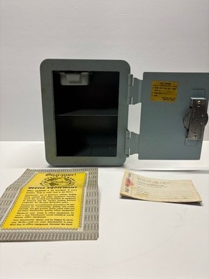 Vintage Steelmaster Mosler Junior Metal Combination Safe-Bank 1950's Opens Works