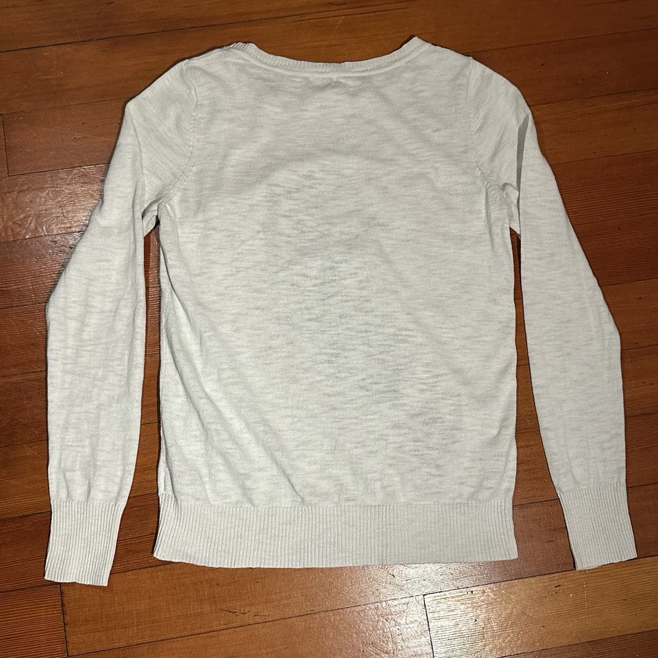 Mossimo Mujer Grande Suéter Cuello Redondo Pullover Cárdigan Jirafa Estampado Animal Foto 2 de 4