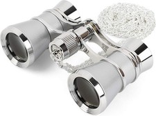 Binoculares opera 3x25 compactos mango cadena vintage portatiles conciertos