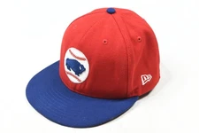 New Era Buffalo Bisons Alternate Hat Mens 7 Fitted Red Blue 59Fifty MiLB