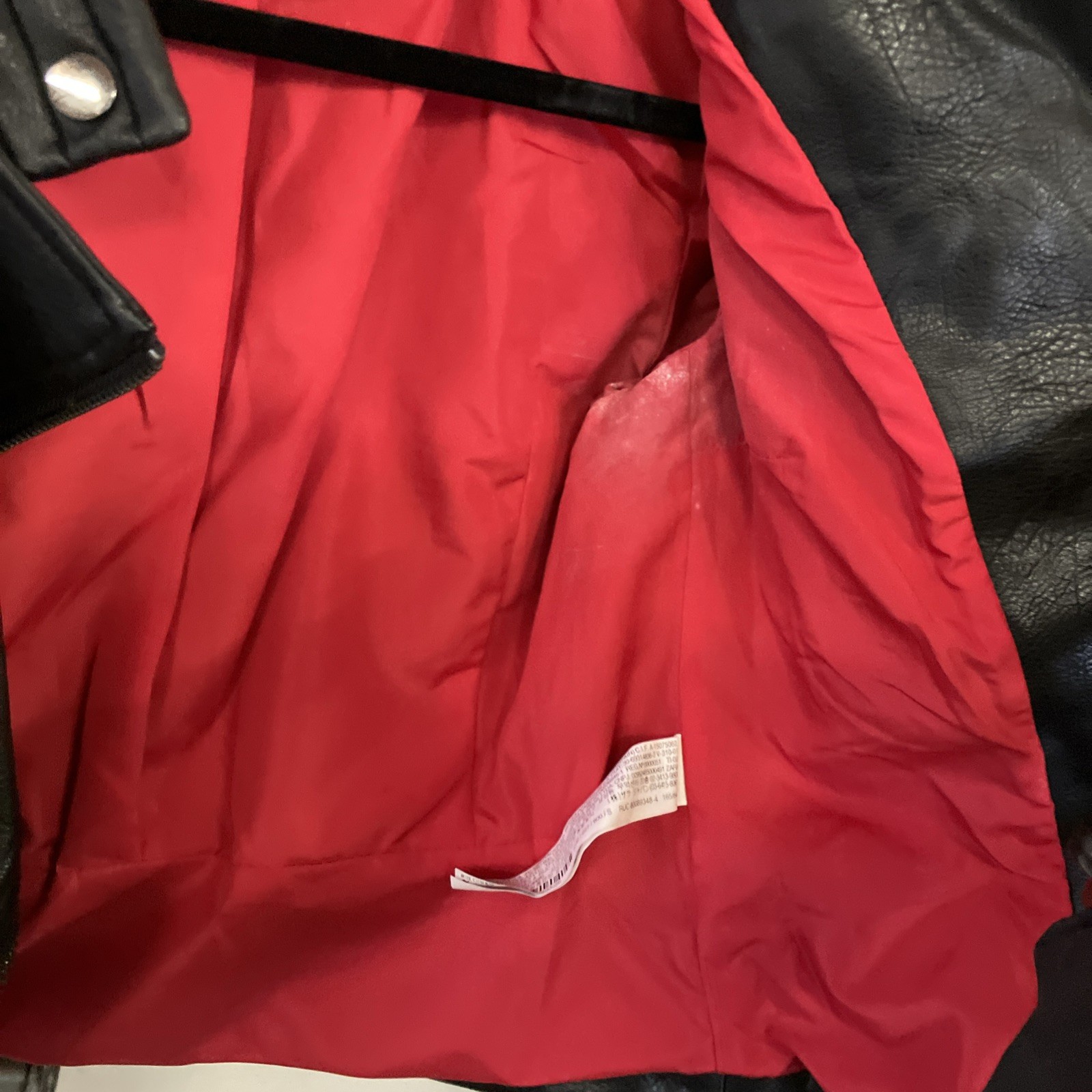 Woman’s Zara Basic Polyester Leather Looking Jack… - image 11