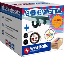 AHK WESTFALIA für VW T4 Bus Kasten 96-02 vert. abnehmbar + 7-pol ES ABE