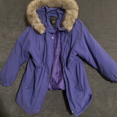 Bromley Sport Detachable Hood Fox Fur Thermolite Plus Coat Jacket Women's PL