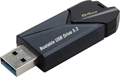64GB - Bootable USB Drive 3.2 for Windows 11/10 / 8.1/7, Install/Recovery, No T