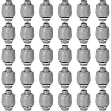 30 Pcs 1/2 Inch Liquid Tight Connector Straight 180 Degree
