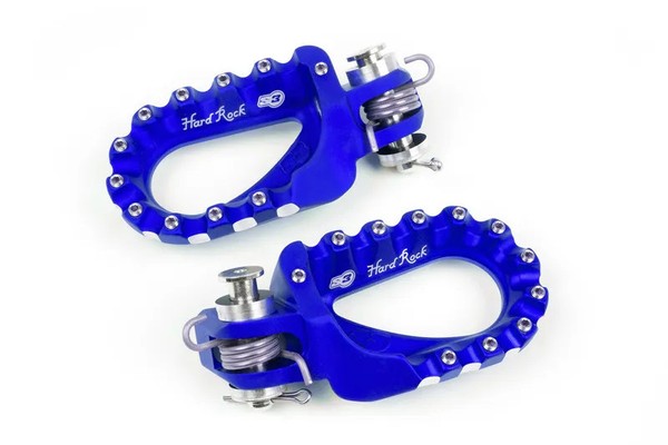 S3 Hard Rock Enduro FußRasten Aluminium Blau FüR Yamaha WR 250 F (CG24) 2006-image