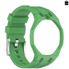 Silicone Integrated Band Strap PC Case Mod Kit For Swatch X AP Royal Pop Watch