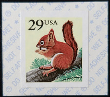 TIMBRE des ÉTATS UNIS - USA - ANIMAUX - ÉCUREUIL N°2181 NEUF ** LUXE MNH