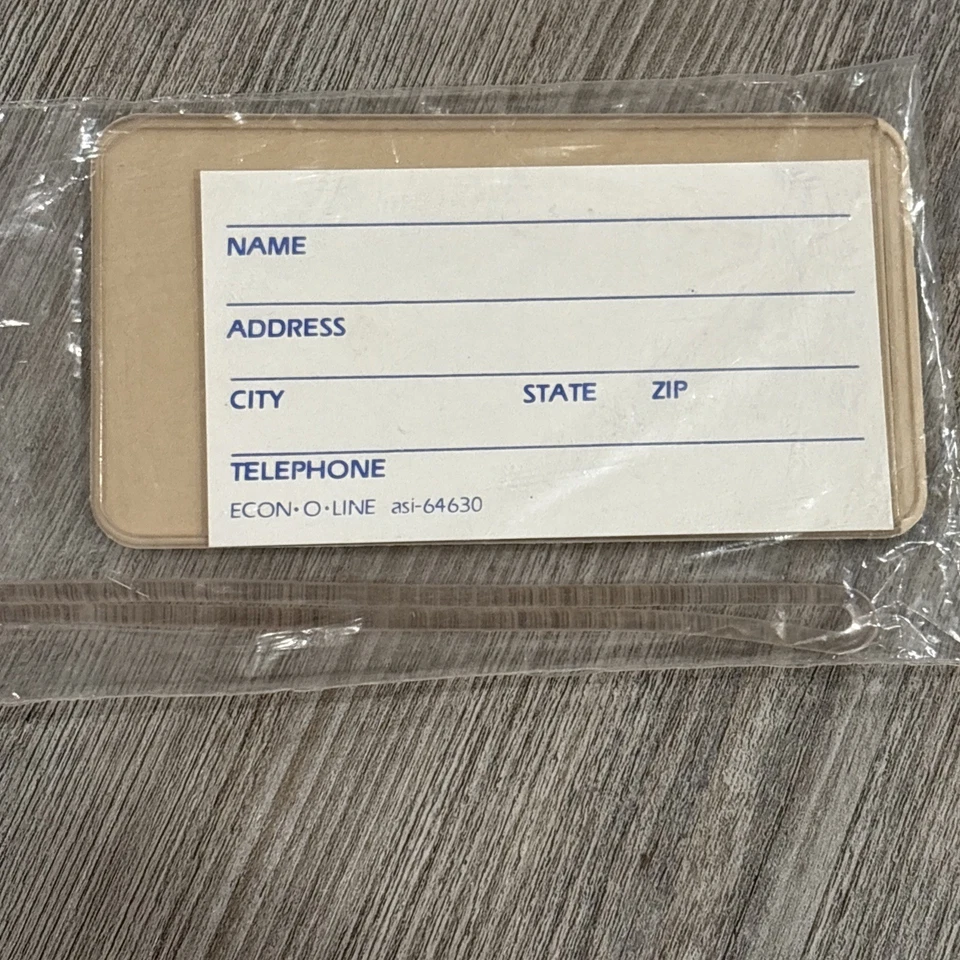 Silicon Graphics SGI Merchandise, Swag, Luggage Tag, Vintage Tag NOS - Image 2 of 4